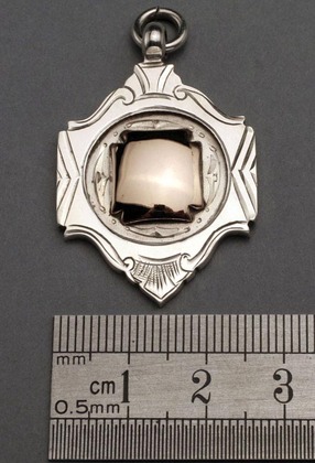 Silver Fob Medallion - Vickers, WWII.
